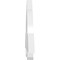 Ekena Millwork Ericson Architectural Grade PVC Gable Bracket, 48"W x 18"H x 2"D x 6"F, 9/12 Pitch GBP048X18X0206ERI00 - alternate 5